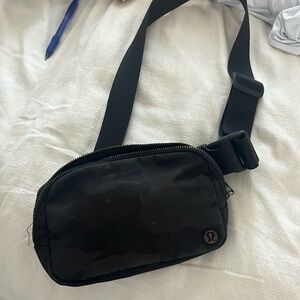 Lululemon belt bag black camo print